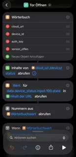 Kurzbefehl für Shelly